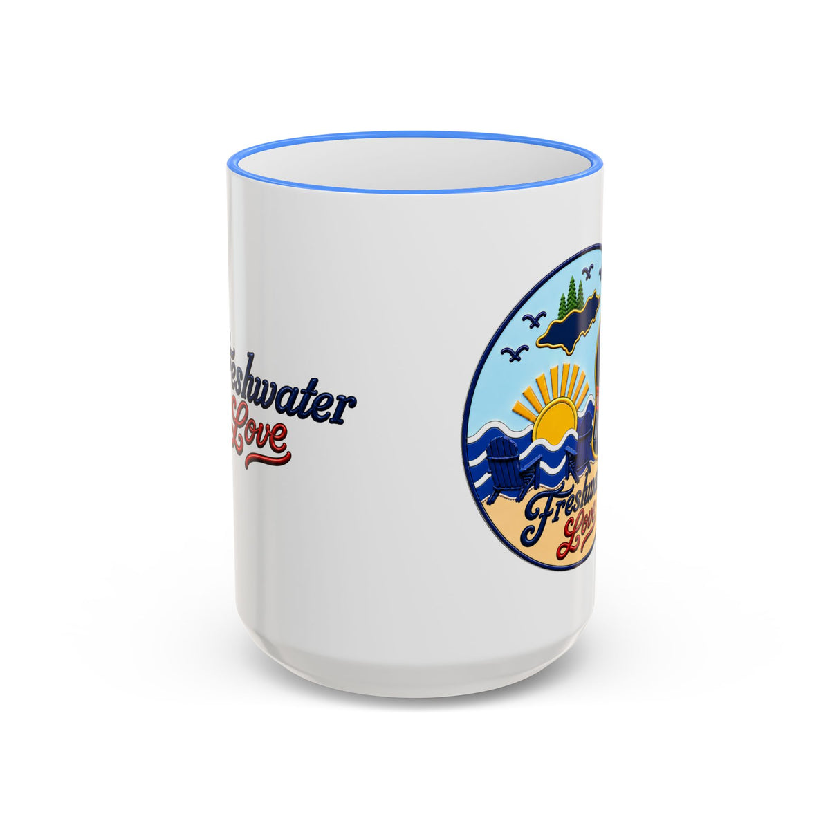 Shoreline Retreat Ceramic Mug — 15 oz