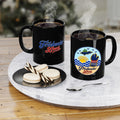 Signature Black Ceramic Mug — 11 oz