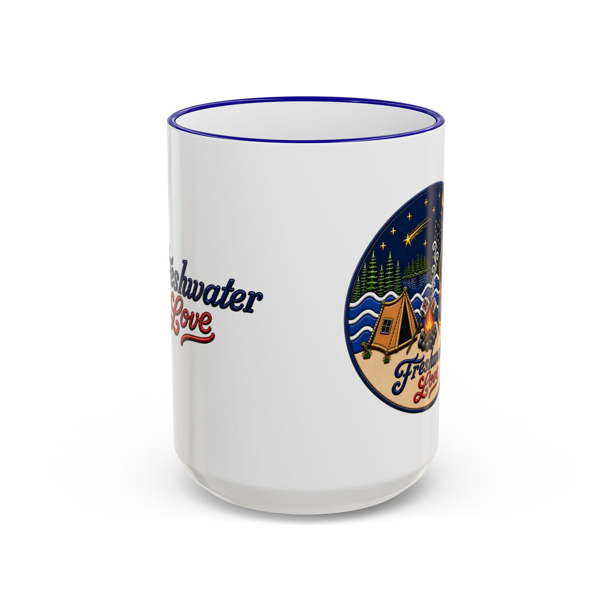 Lakeside Glow Ceramic Mug — 15 oz