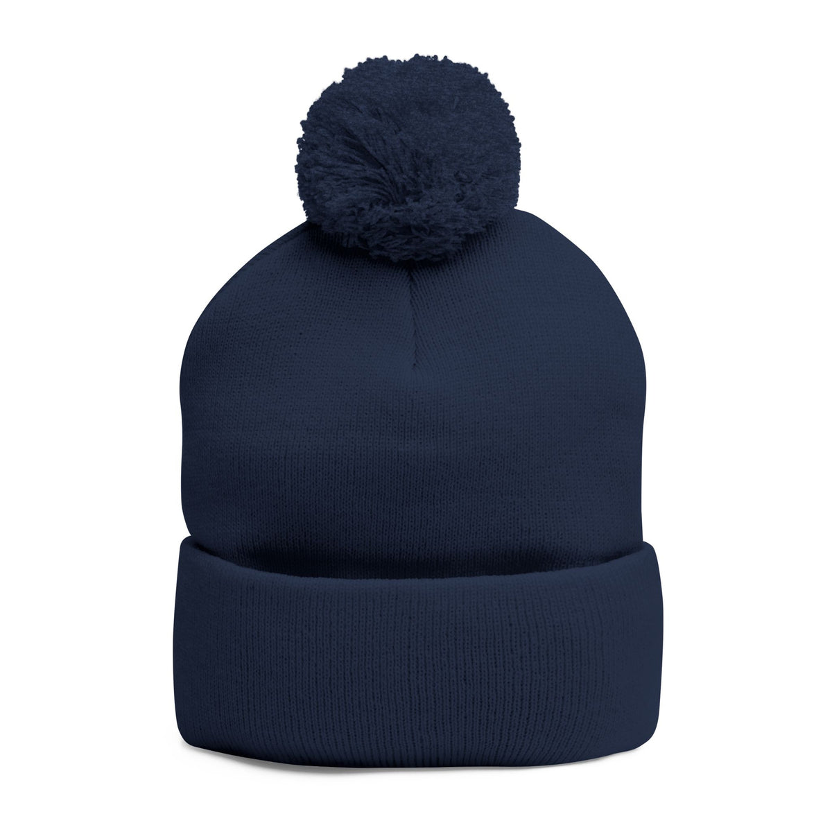 Signature Script Embroidered Pom-Pom Knit Cap