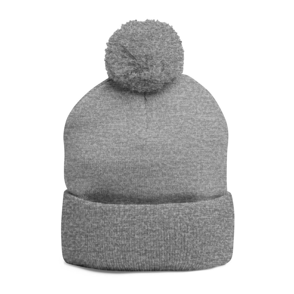 Signature Script Embroidered Pom-Pom Knit Cap