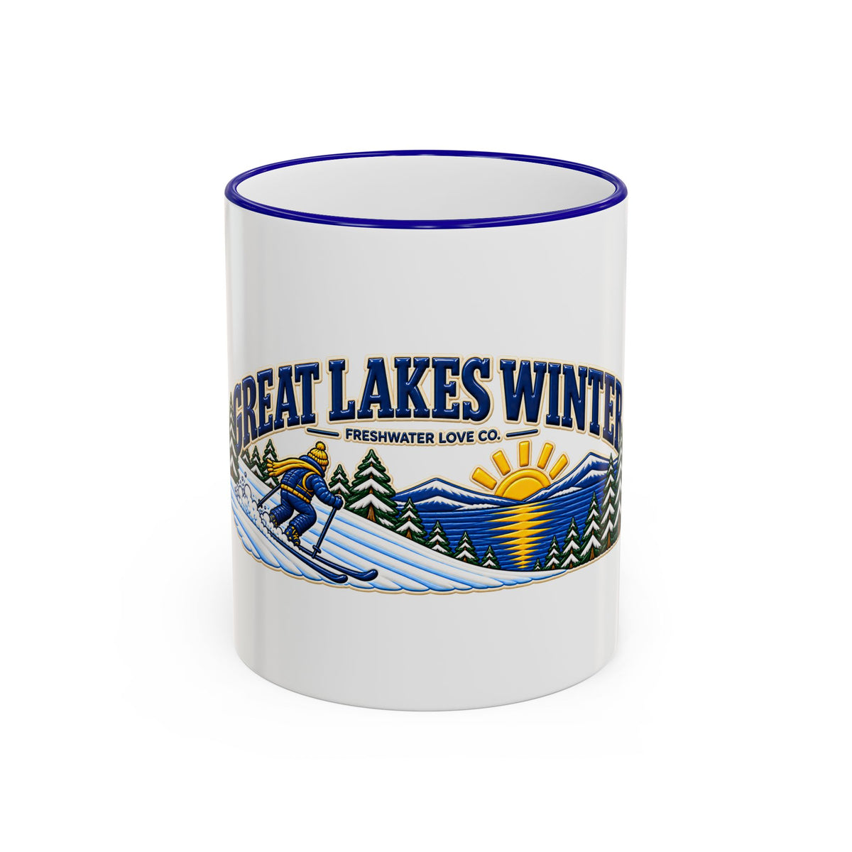 Great Lakes Winter Ceramic Mug