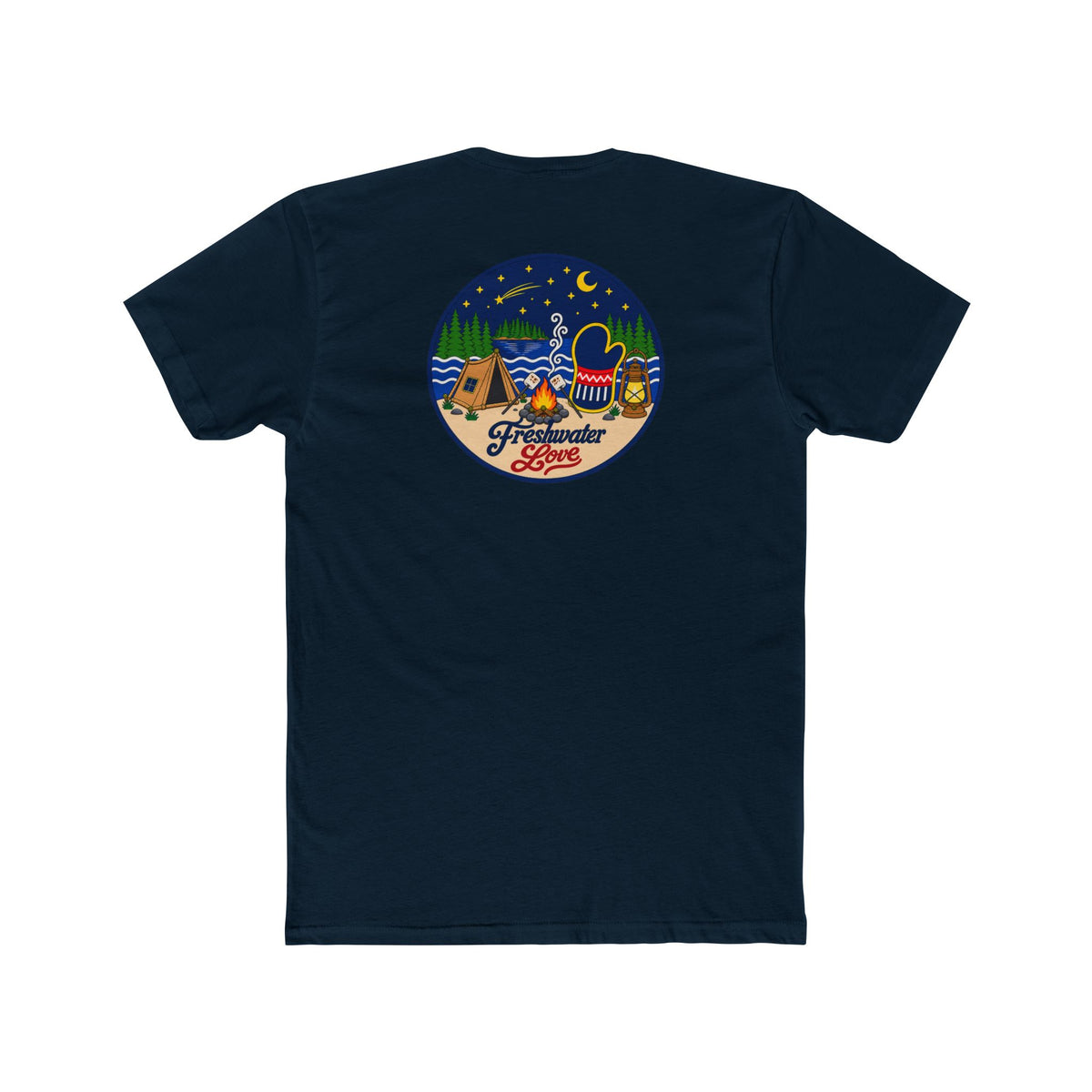 Lakeside Glow Logo Tee — Front & Back