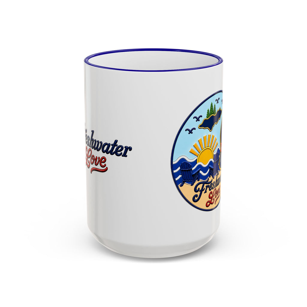 Shoreline Retreat Ceramic Mug — 15 oz
