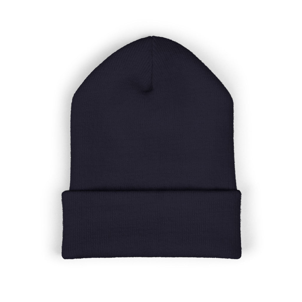 Signature Script Embroidered Cuffed Beanie