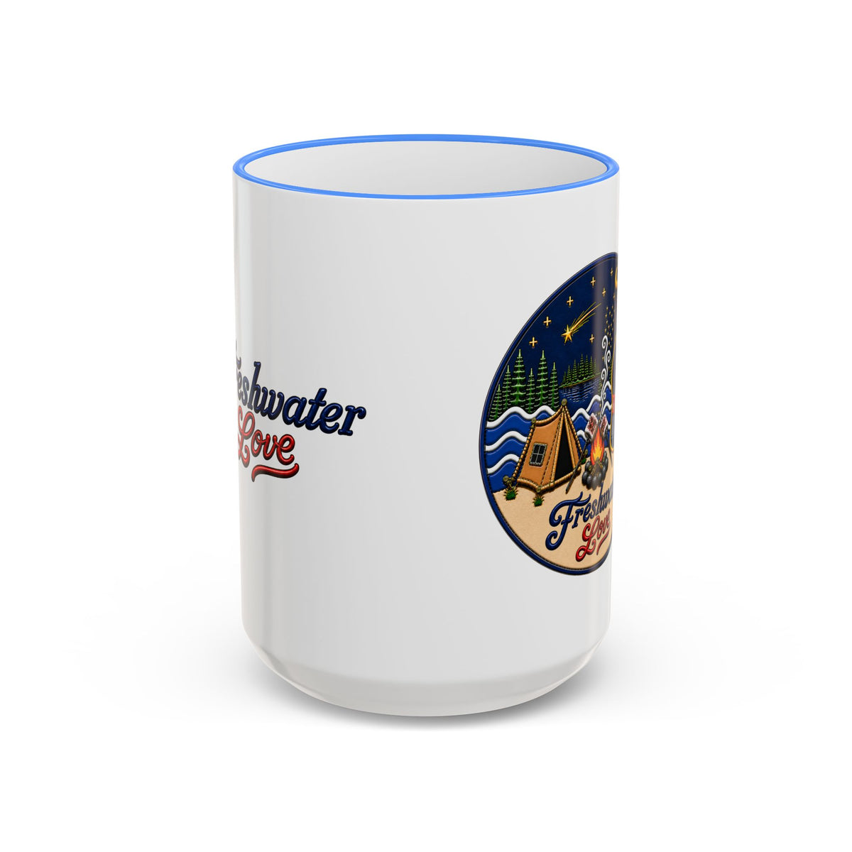 Lakeside Glow Ceramic Mug — 15 oz