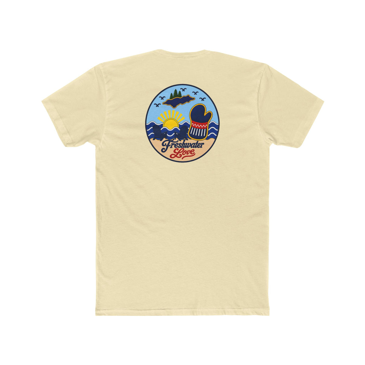 Shoreline Retreat Logo Tee — Front & Back