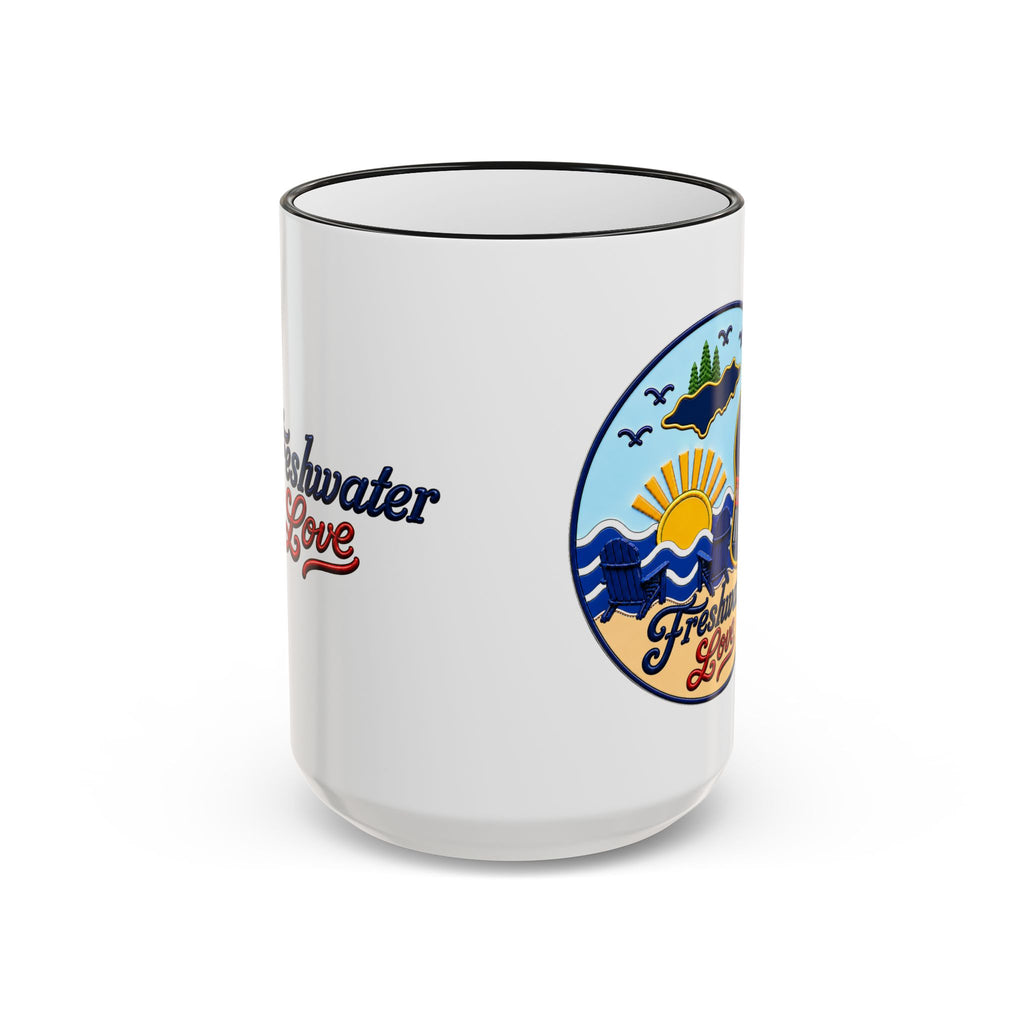 Shoreline Retreat Ceramic Mug — 15 oz