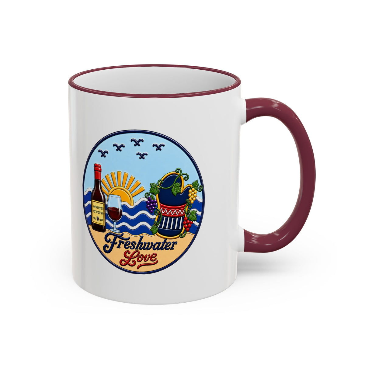 Cellar & Vine Ceramic Mug — 11 oz