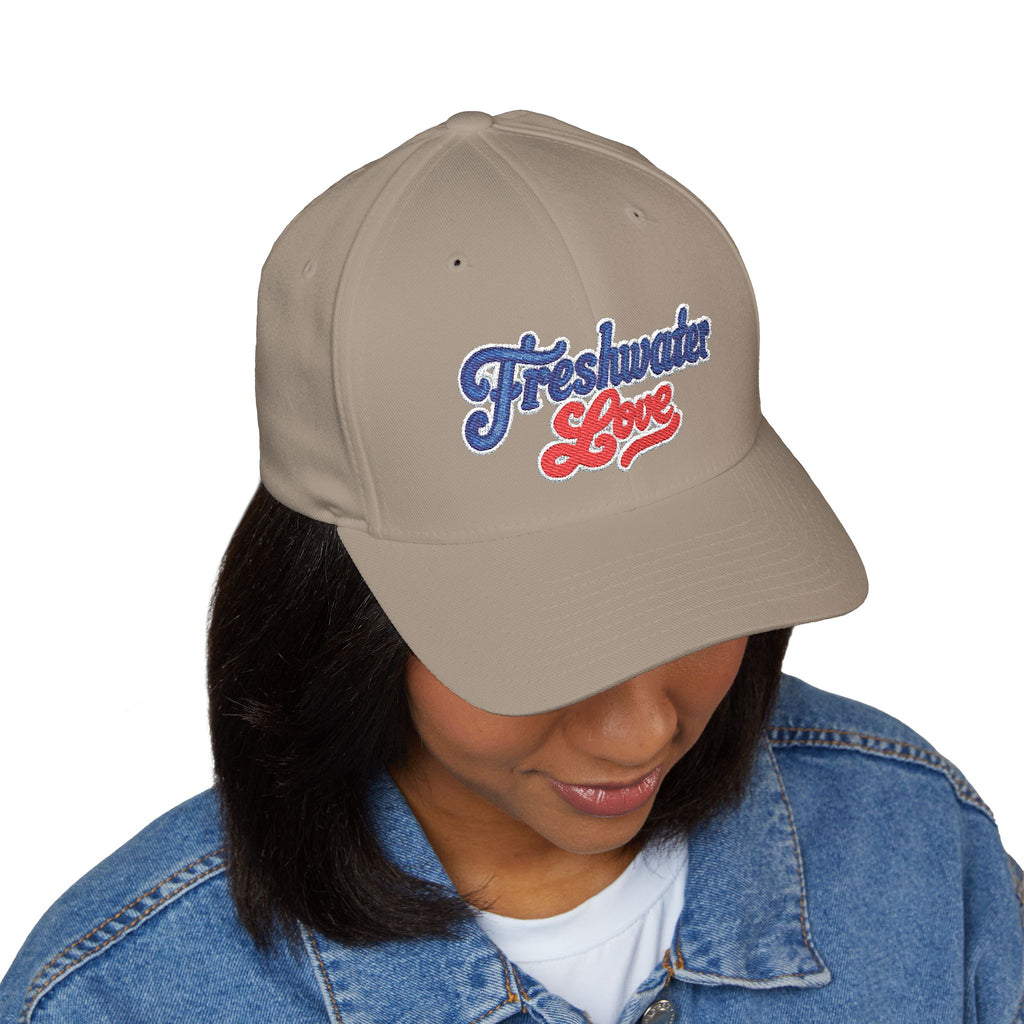 Signature Script Embroidered Structured Cap