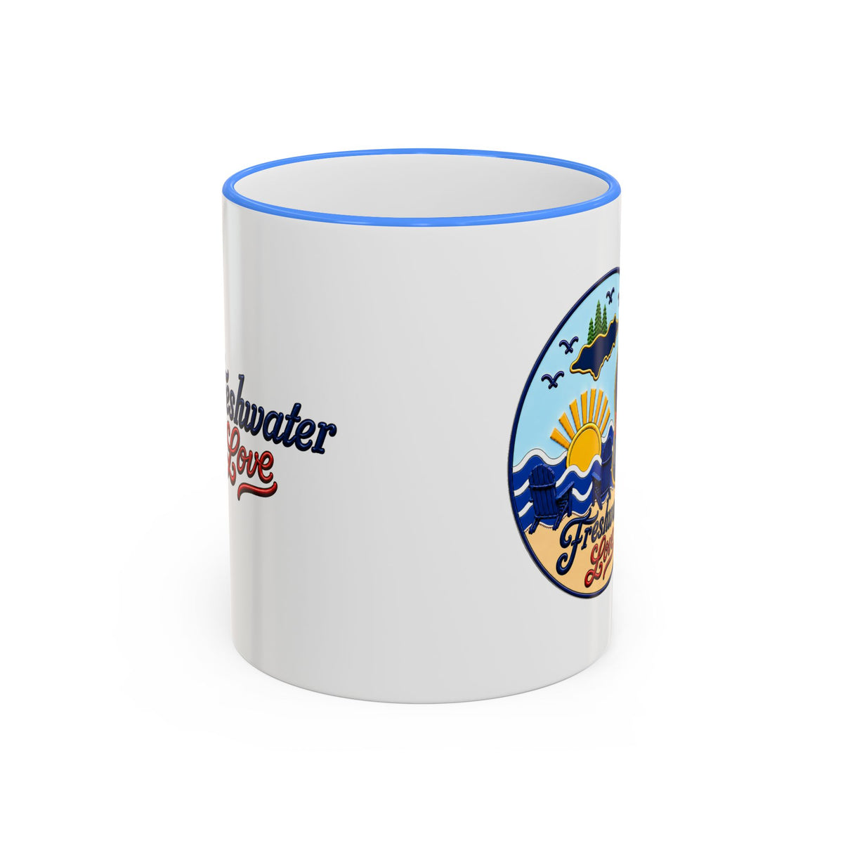 Shoreline Retreat Ceramic Mug — 11 oz