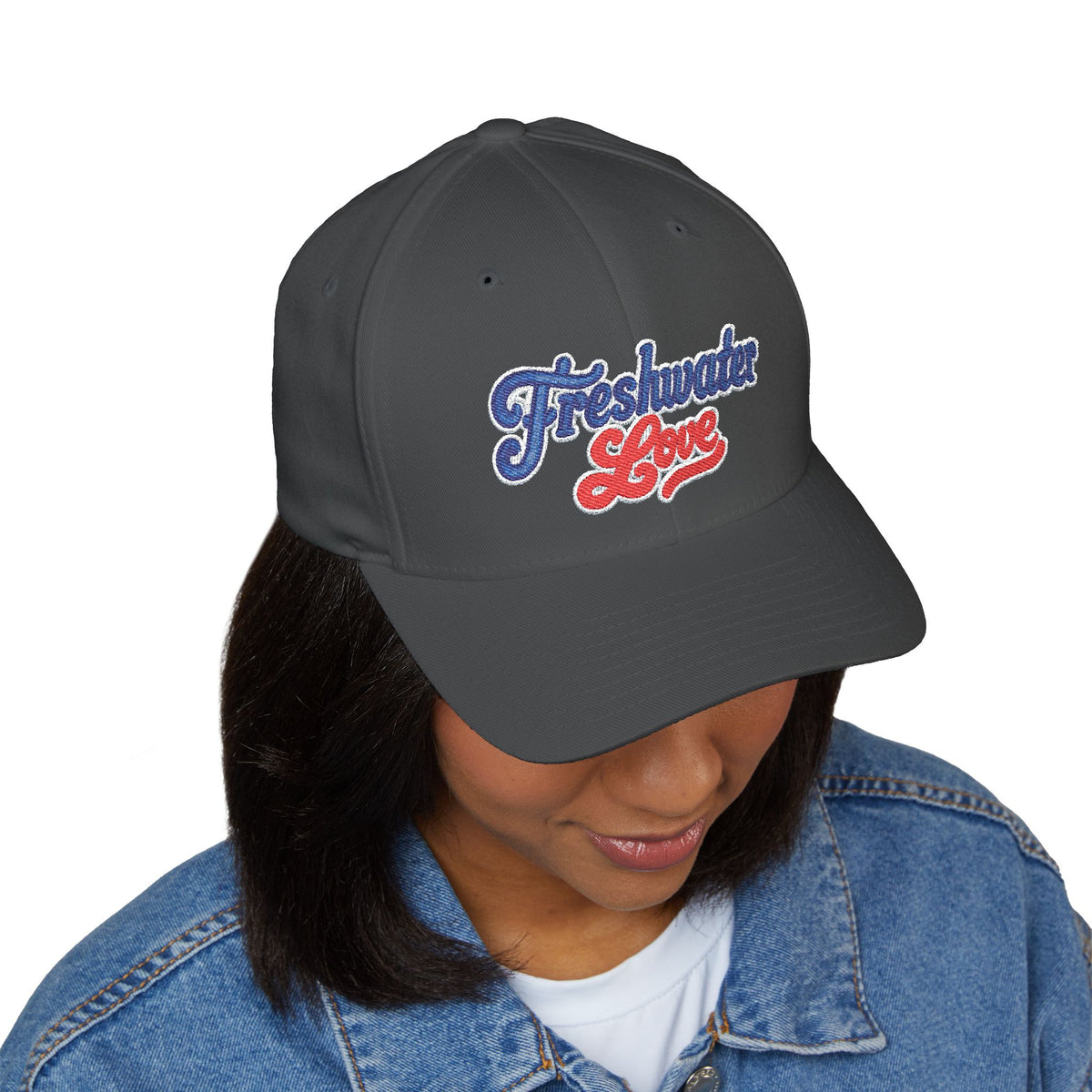 Signature Script Embroidered Structured Cap