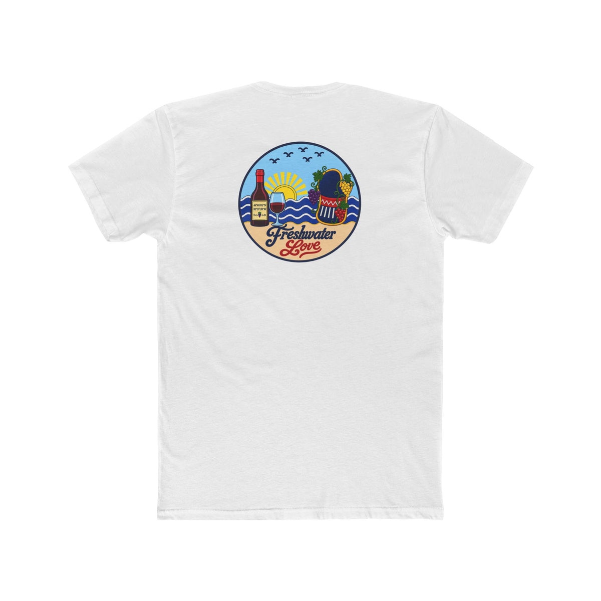Cellar & Vine Logo Tee — Front & Back