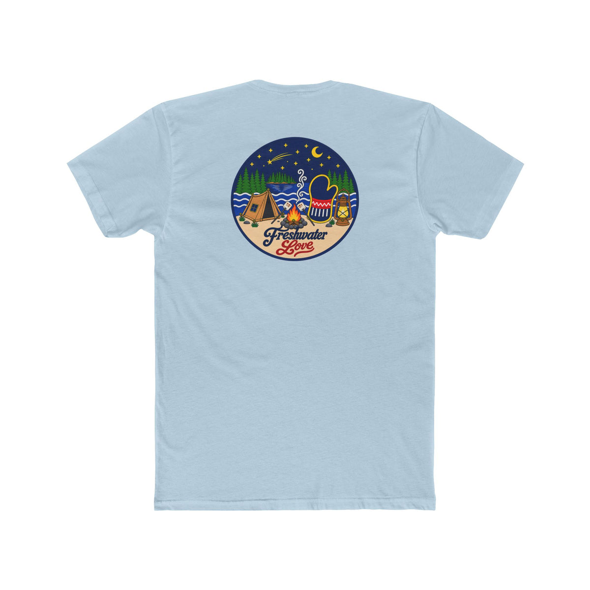 Lakeside Glow Logo Tee — Front & Back