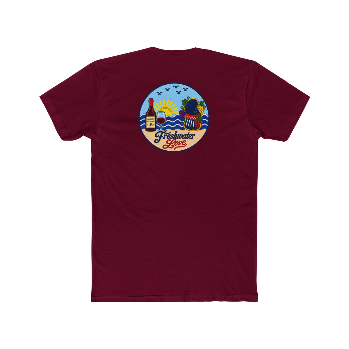 Cellar & Vine Logo Tee — Front & Back