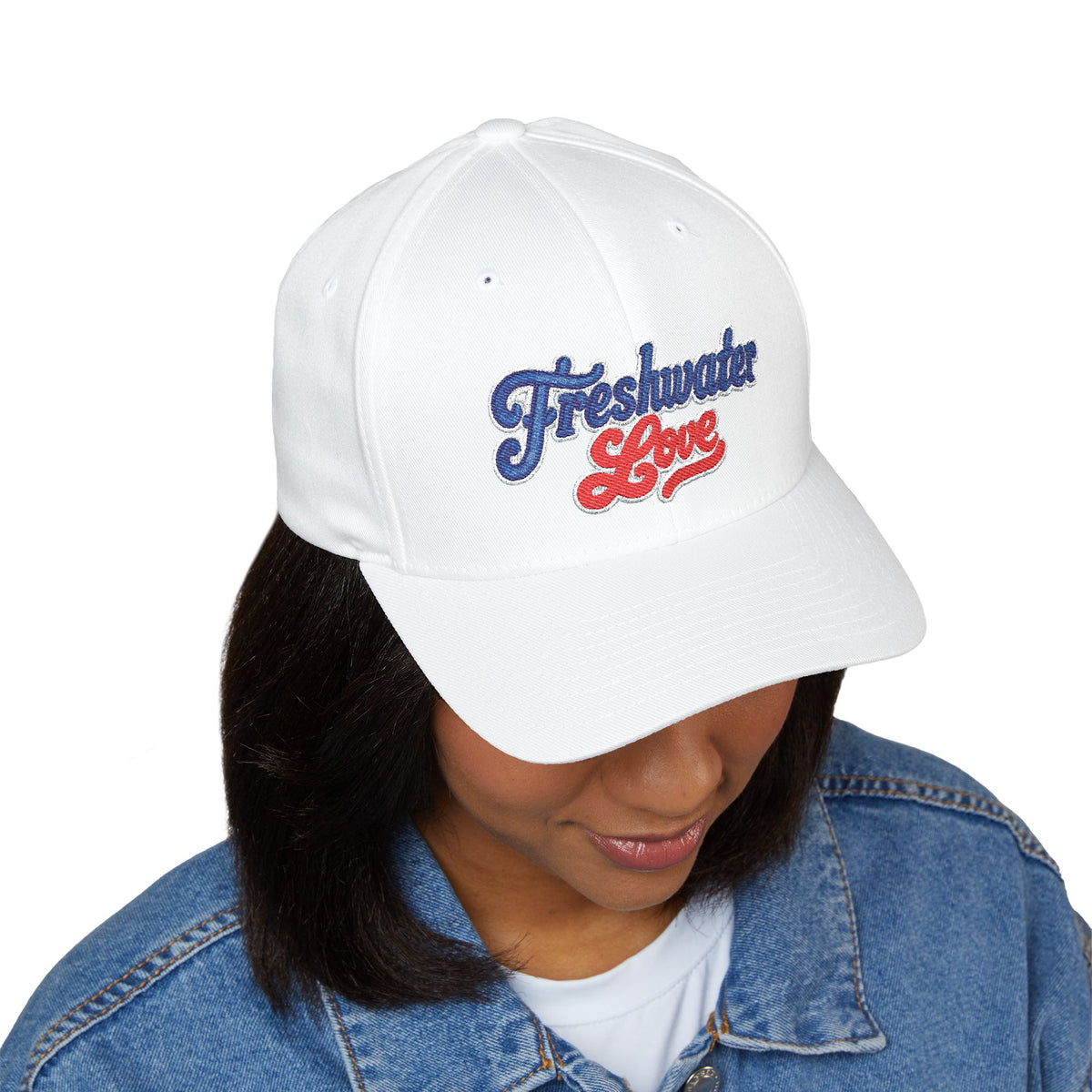 Signature Script Embroidered Structured Cap