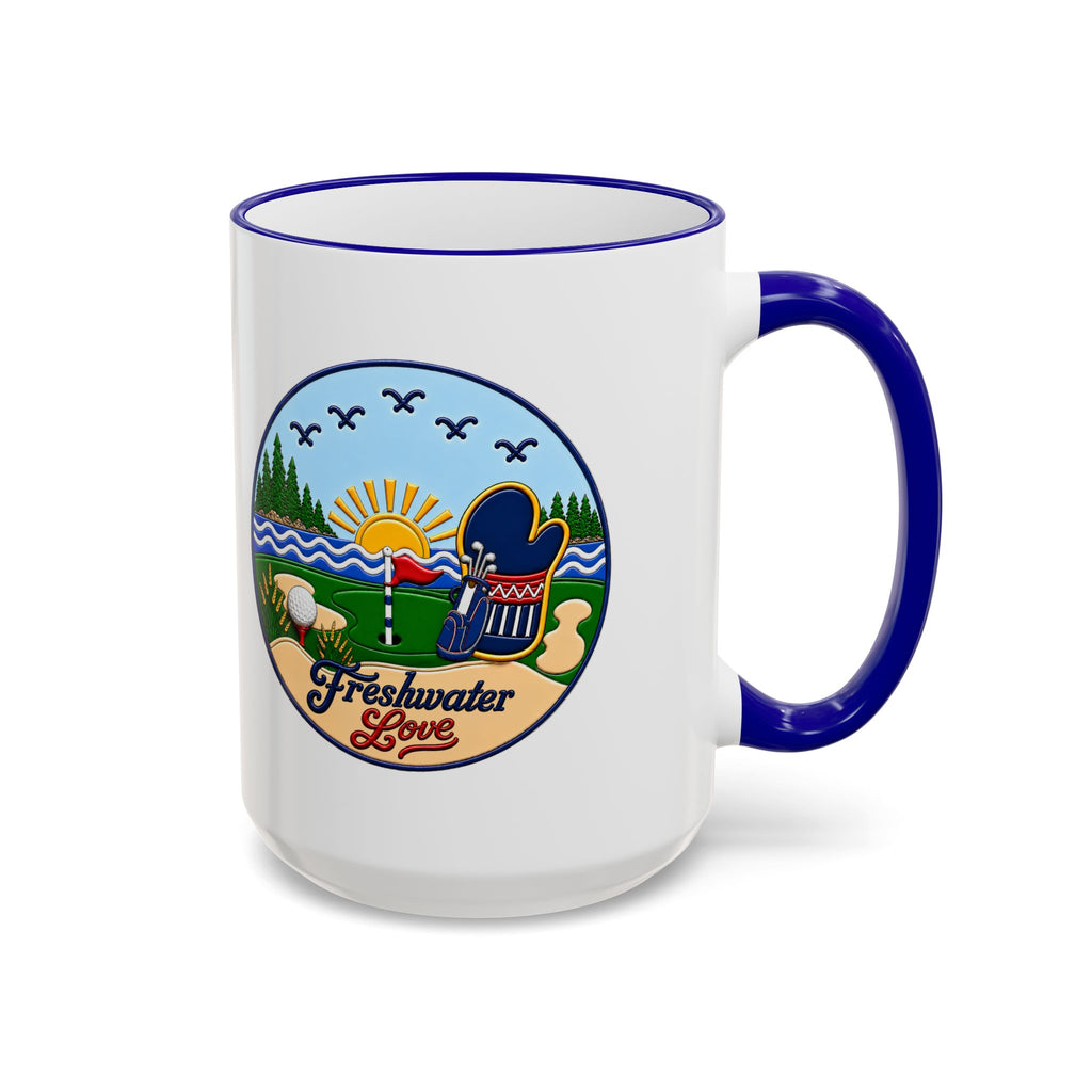Morning Tee Ceramic Mug — 15 oz