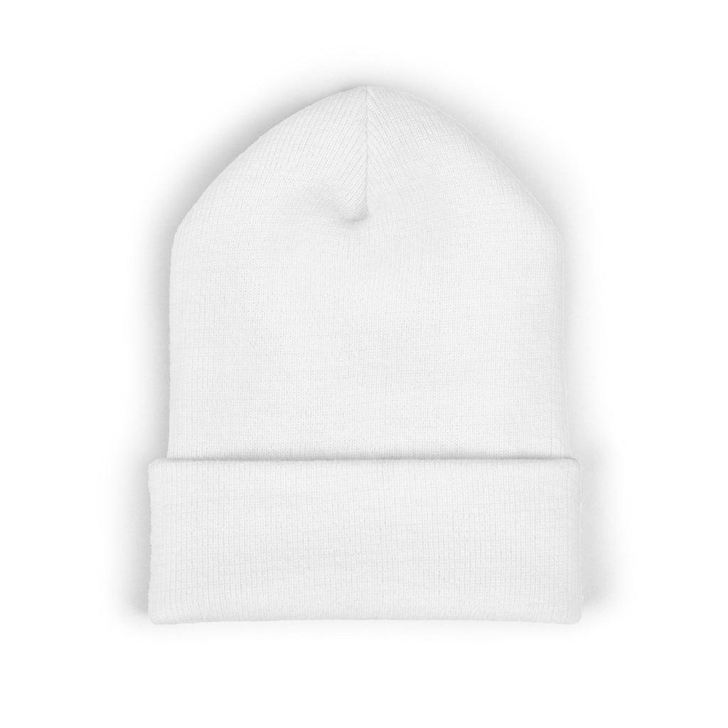 Signature Script Embroidered Cuffed Beanie