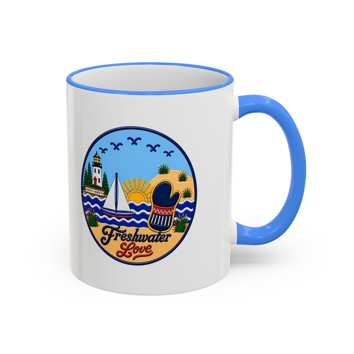 Dune Horizon Ceramic Mug — 11 oz