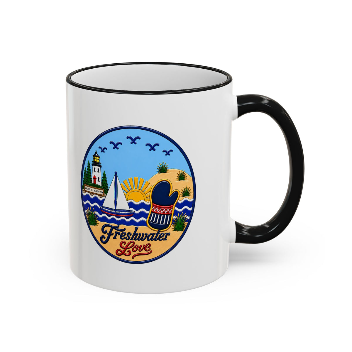 Dune Horizon Ceramic Mug — 11 oz