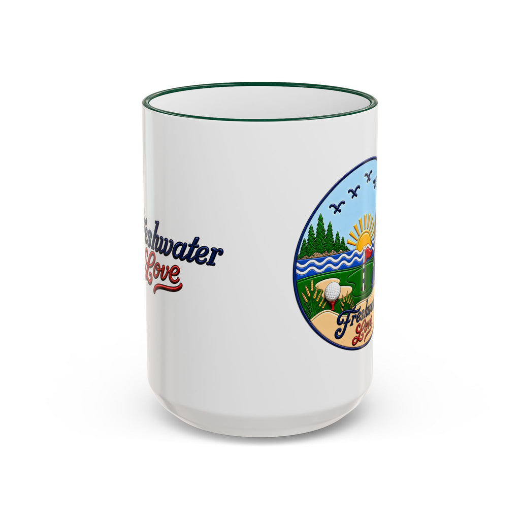 Morning Tee Ceramic Mug — 15 oz