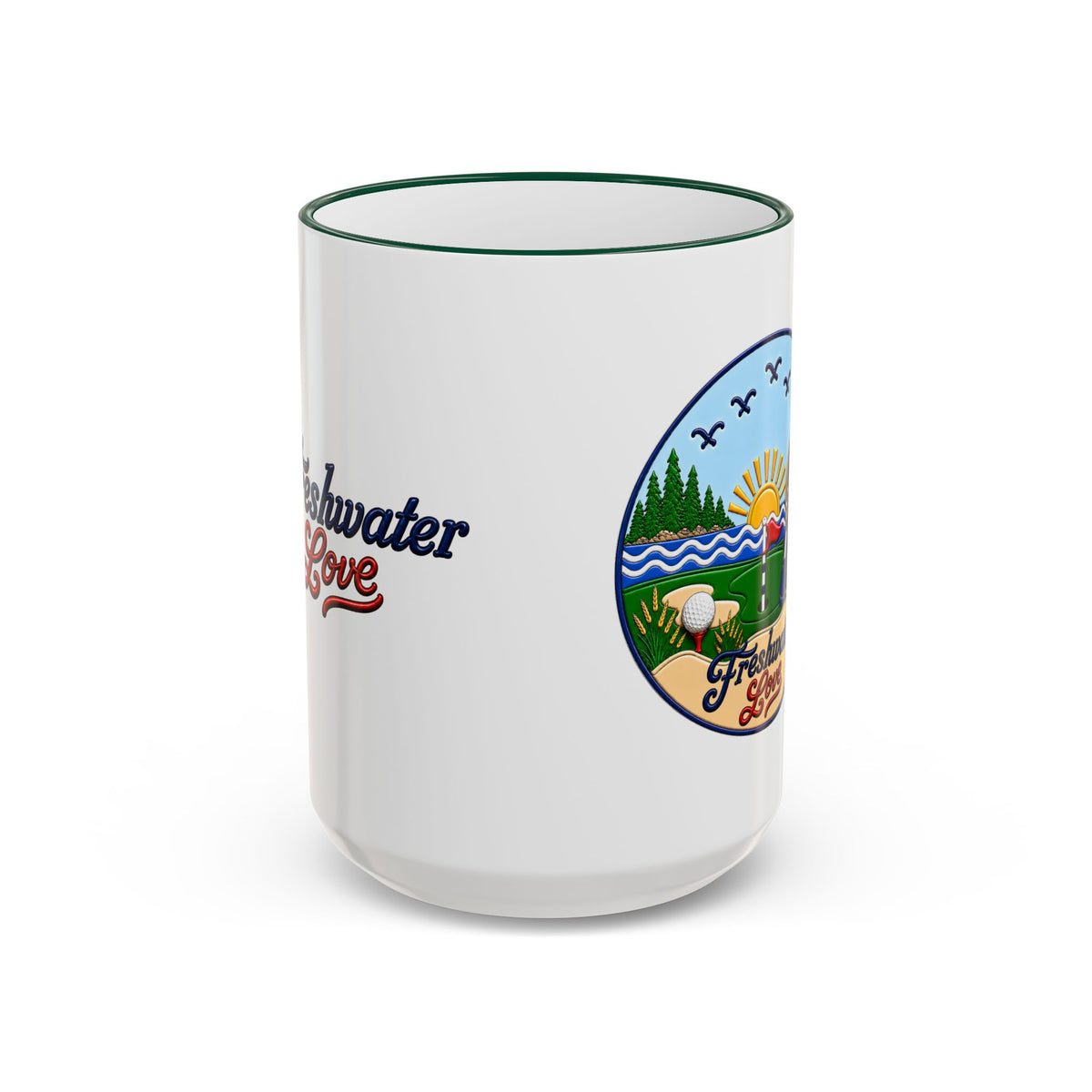 Morning Tee Ceramic Mug — 15 oz