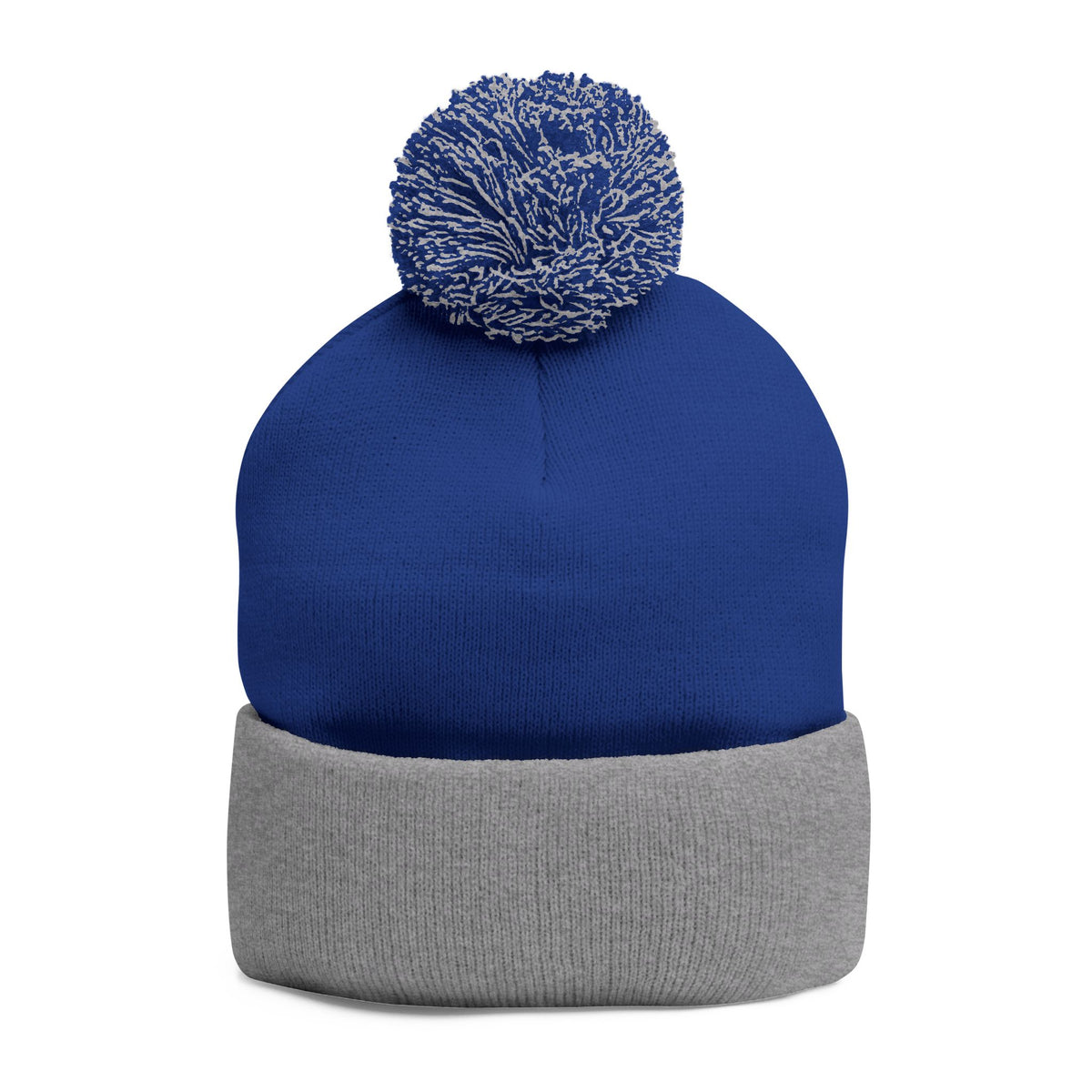 Signature Script Embroidered Pom-Pom Knit Cap