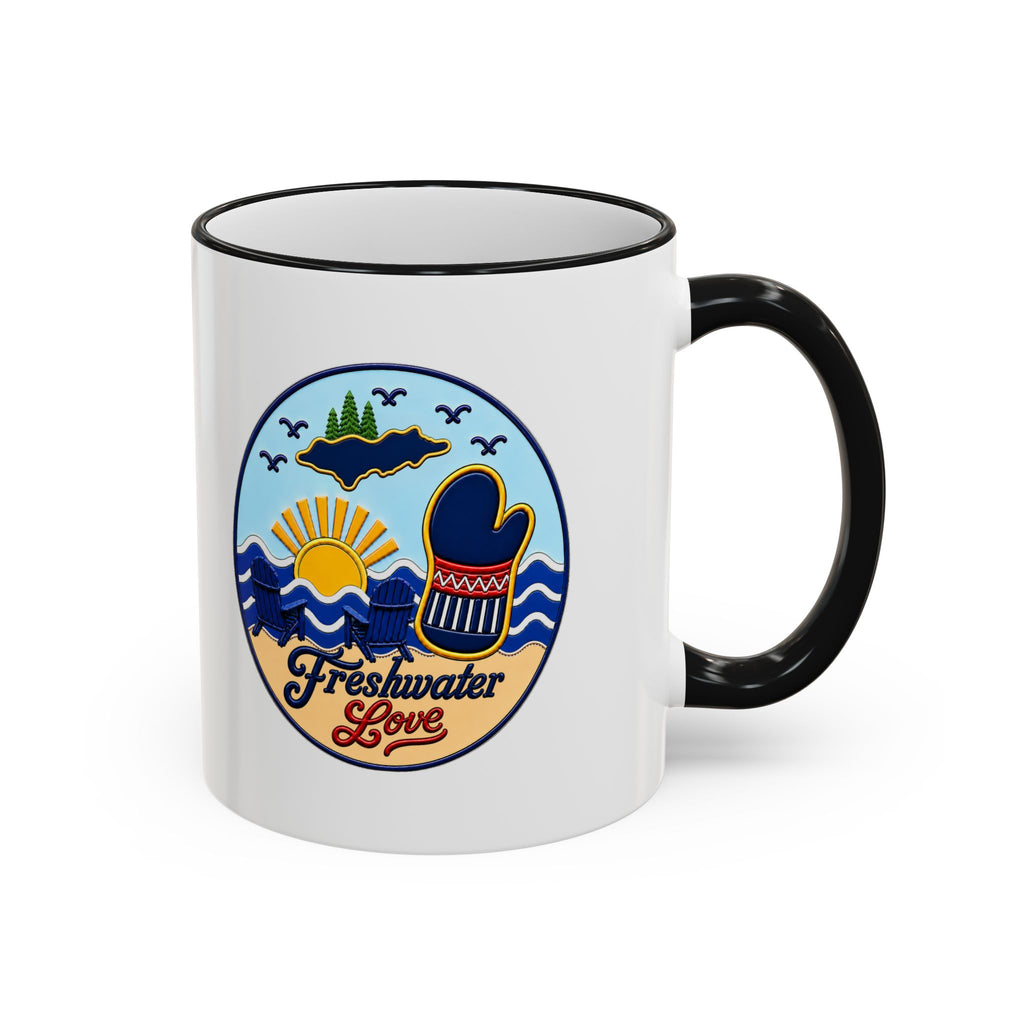 Shoreline Retreat Ceramic Mug — 11 oz