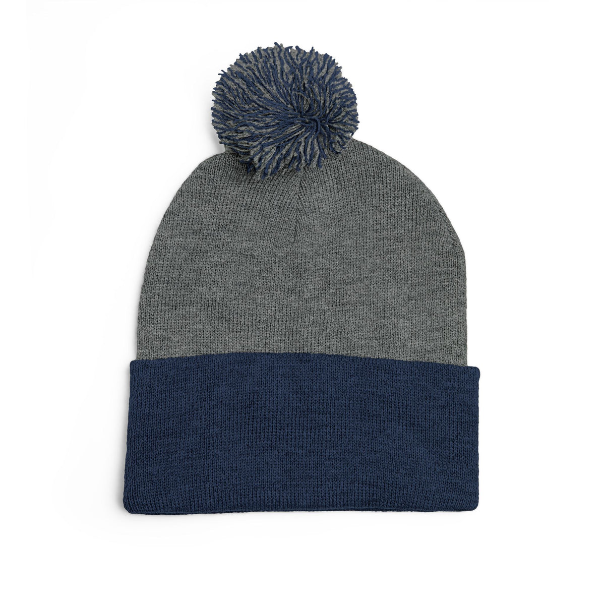 Signature Script Embroidered Pom-Pom Knit Cap