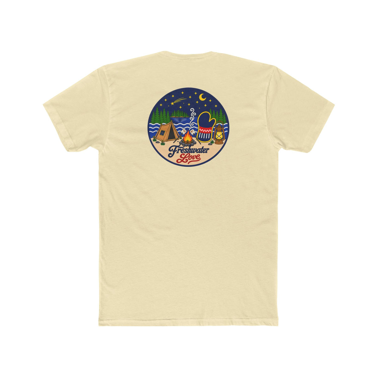 Lakeside Glow Logo Tee — Front & Back