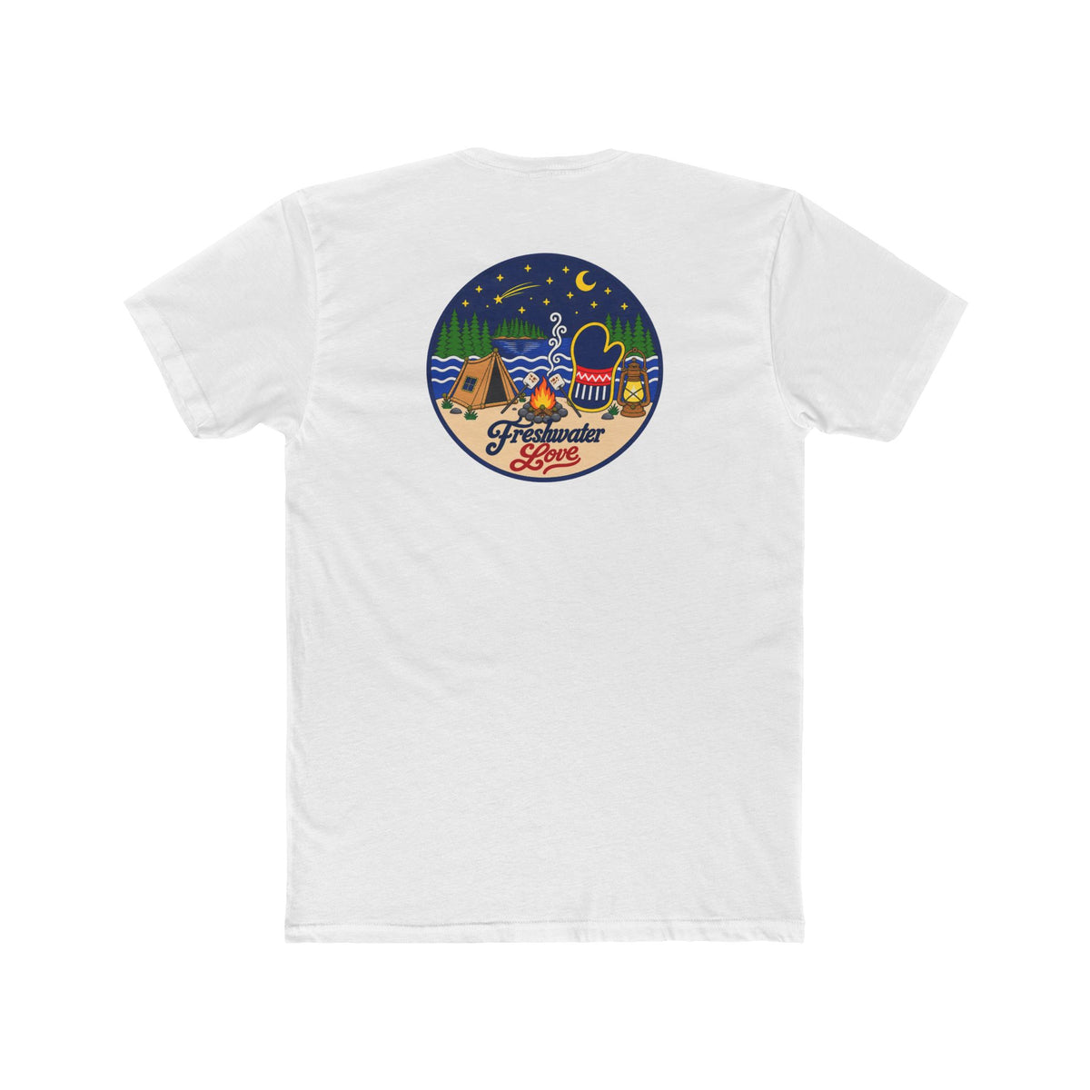 Lakeside Glow Logo Tee — Front & Back