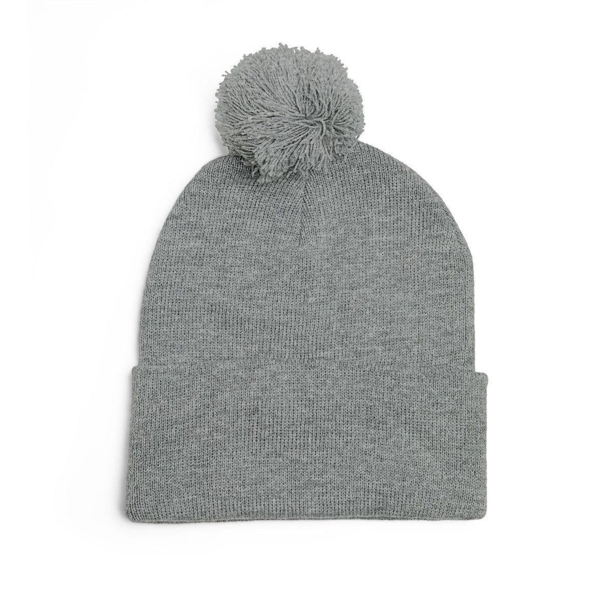 Signature Script Embroidered Pom-Pom Knit Cap