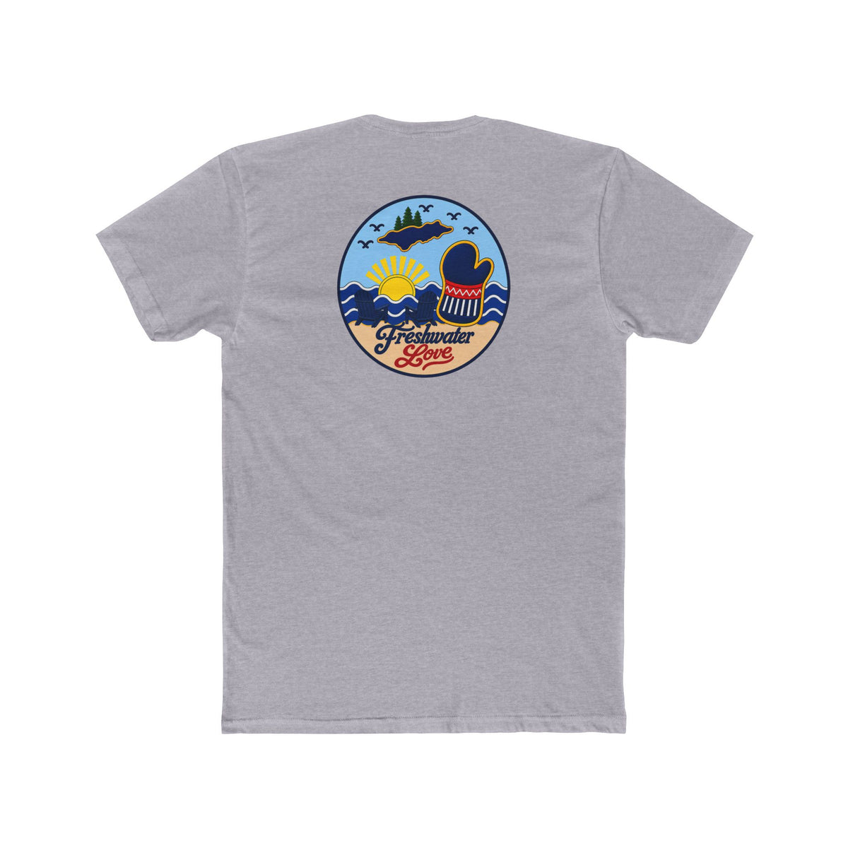 Shoreline Retreat Logo Tee — Front & Back