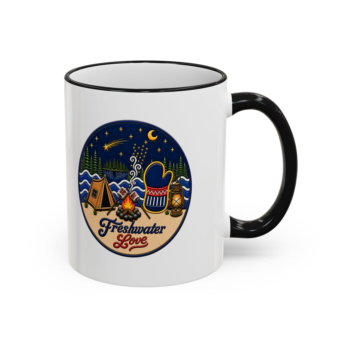 Lakeside Glow Ceramic Mug — 11 oz