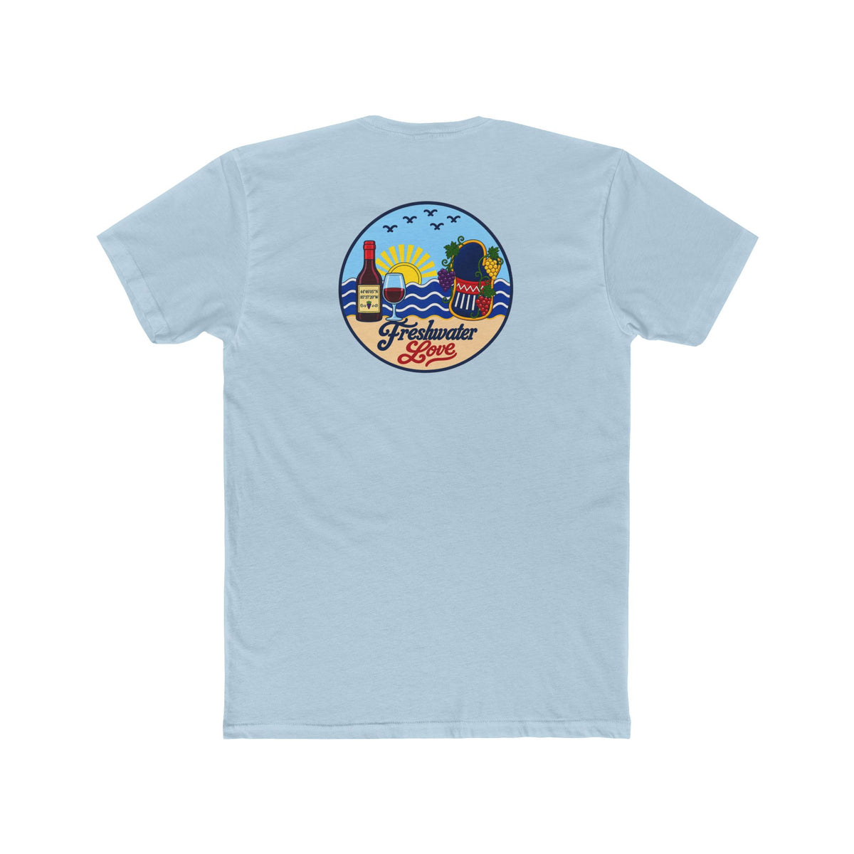 Cellar & Vine Logo Tee — Front & Back