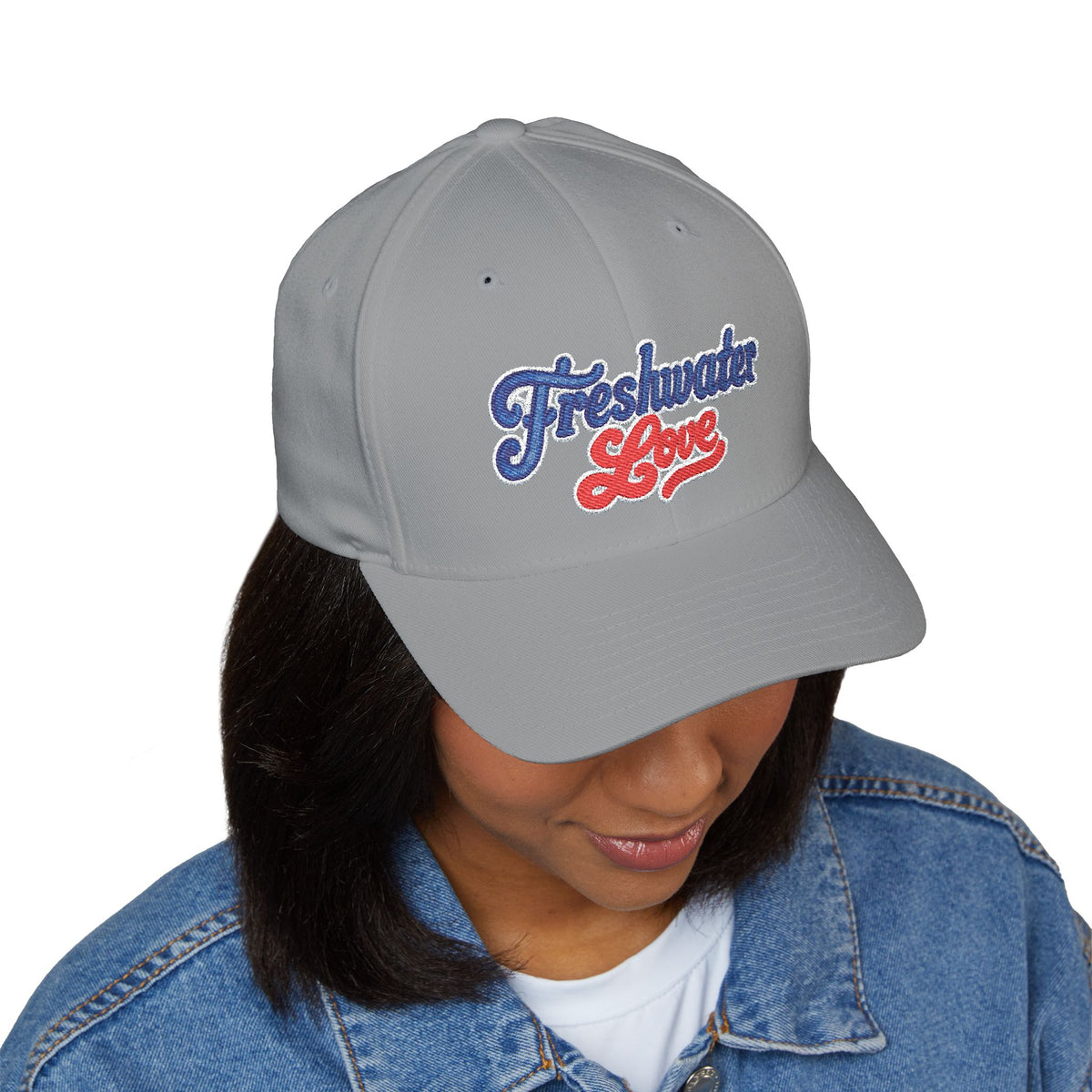 Signature Script Embroidered Structured Cap