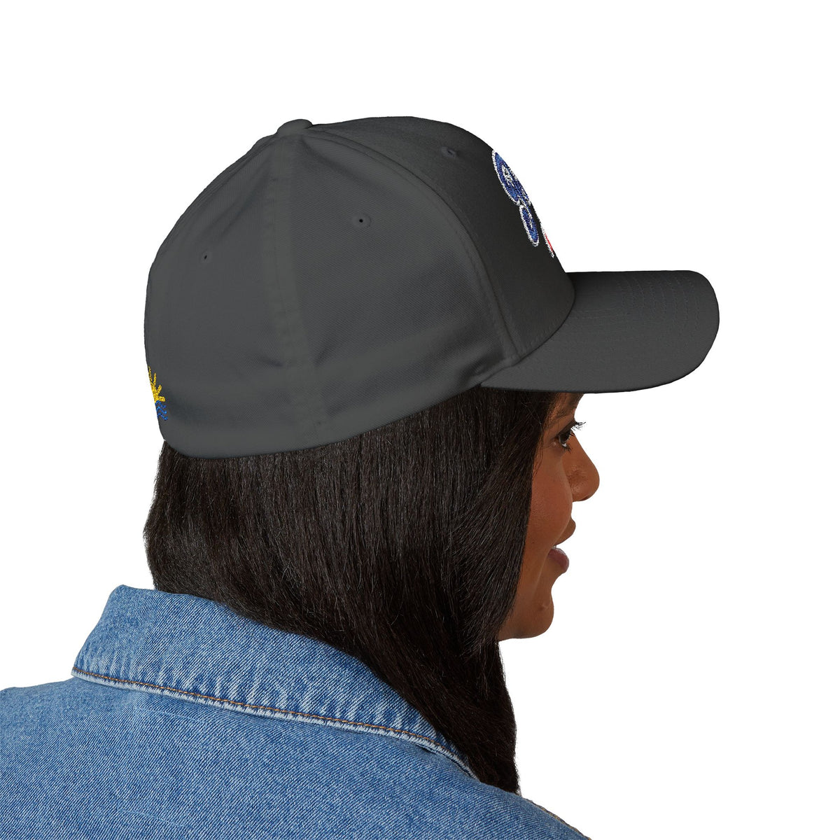Signature Script Embroidered Structured Cap