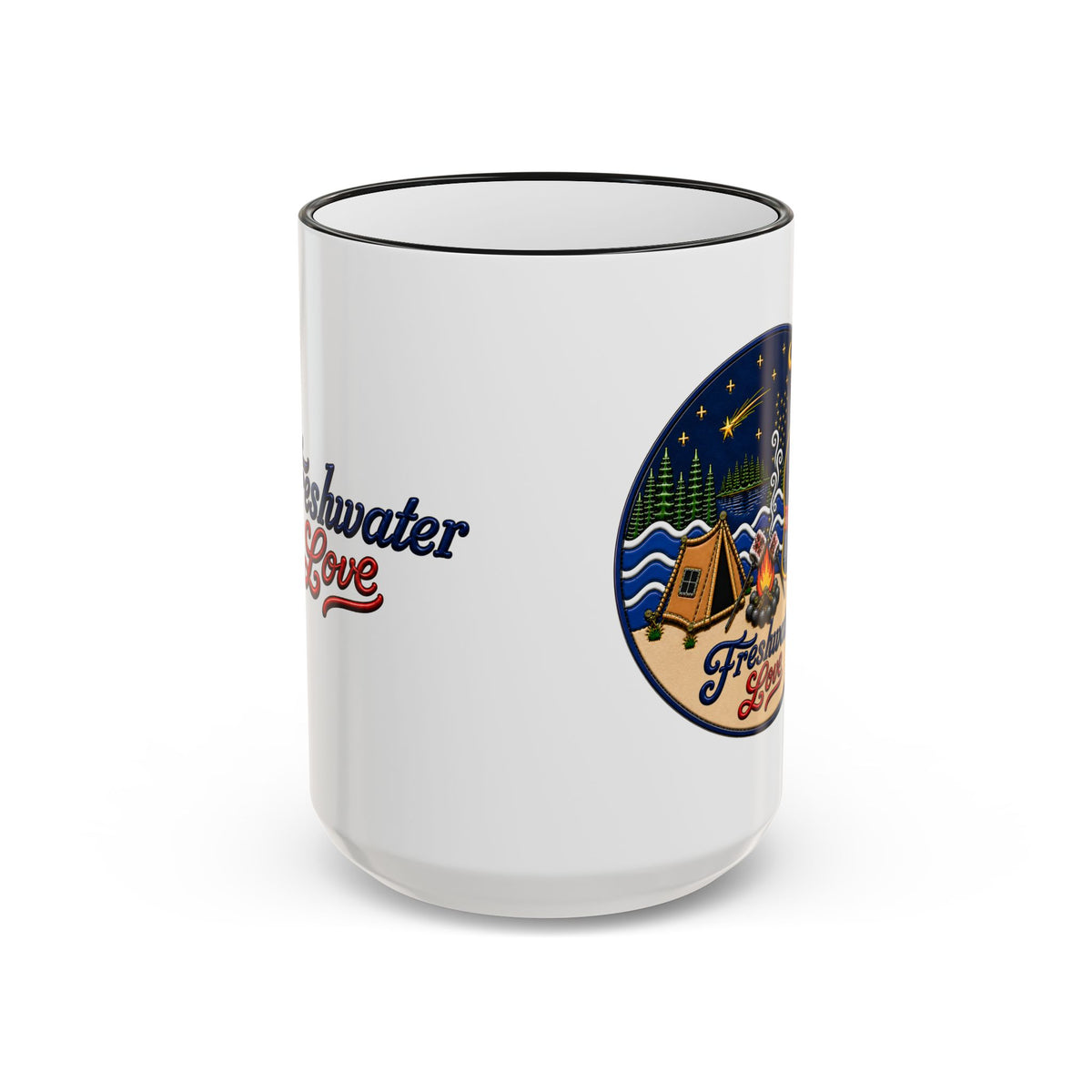 Lakeside Glow Ceramic Mug — 15 oz