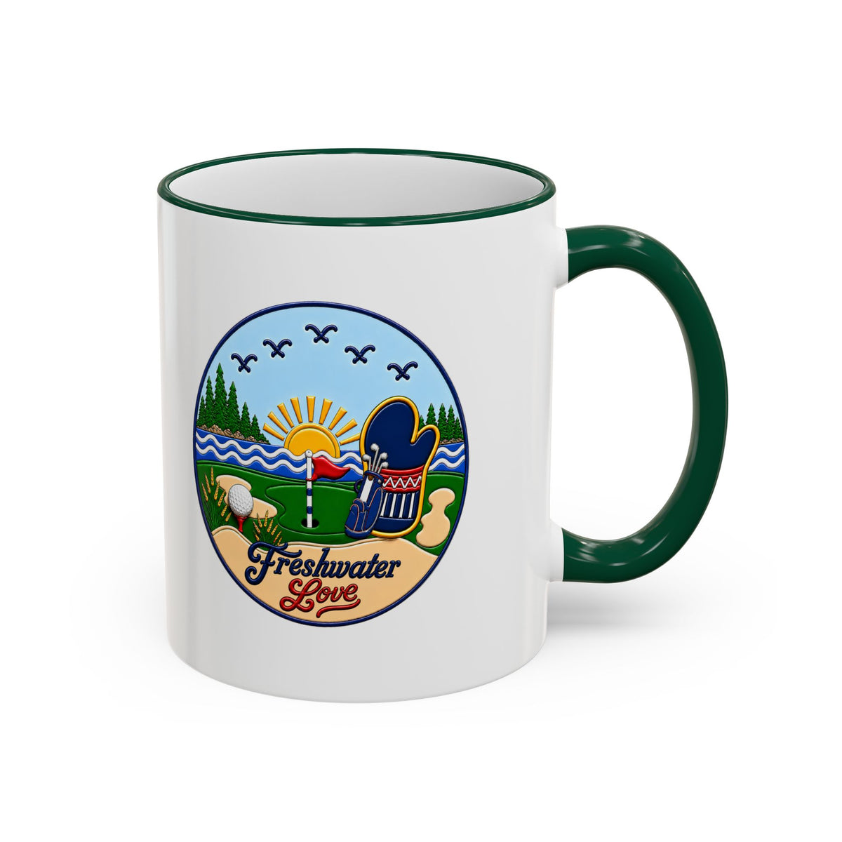 Morning Tee Ceramic Mug — 11 oz