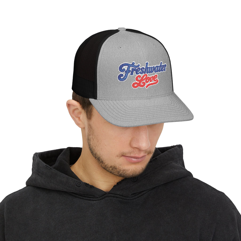 Signature Script Embroidered Richardson 112 Trucker Cap