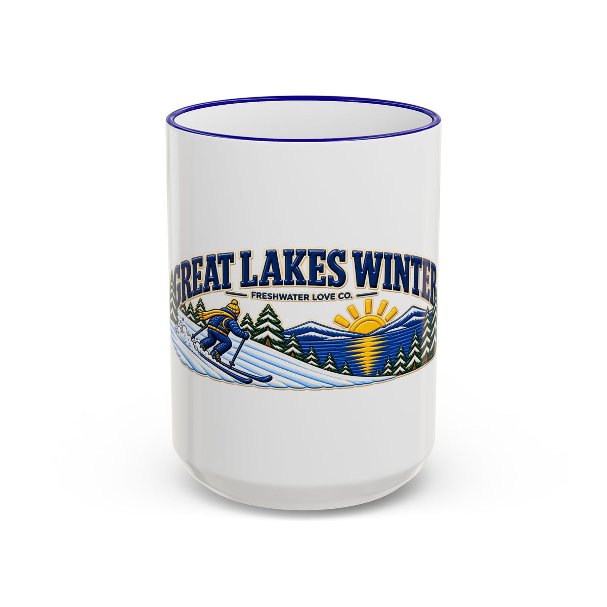 Great Lakes Winter Ceramic Mug