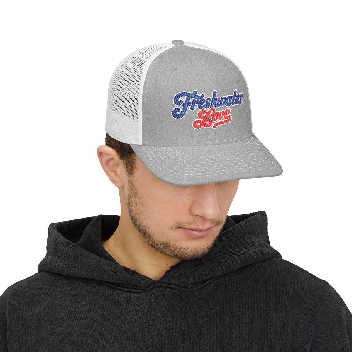 Signature Script Embroidered Richardson 112 Trucker Cap
