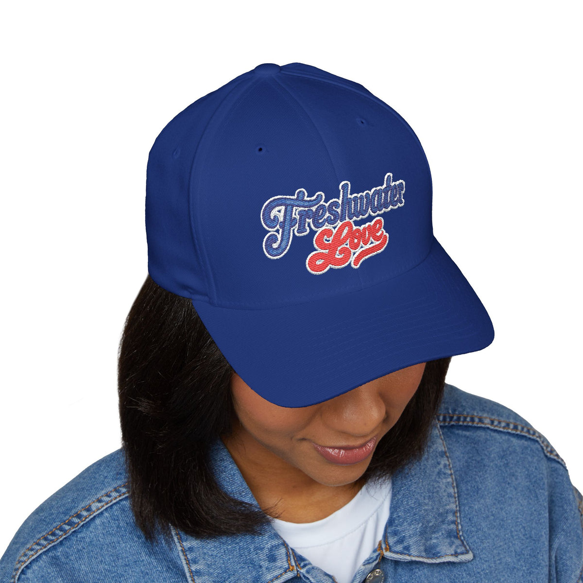 Signature Script Embroidered Structured Cap