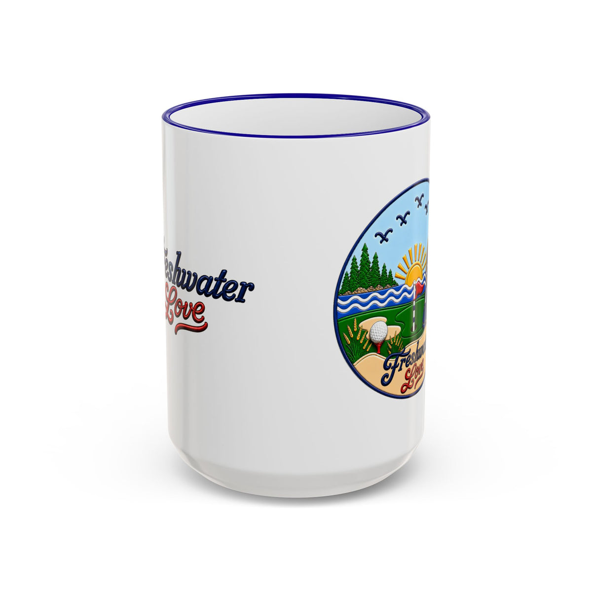 Morning Tee Ceramic Mug — 15 oz