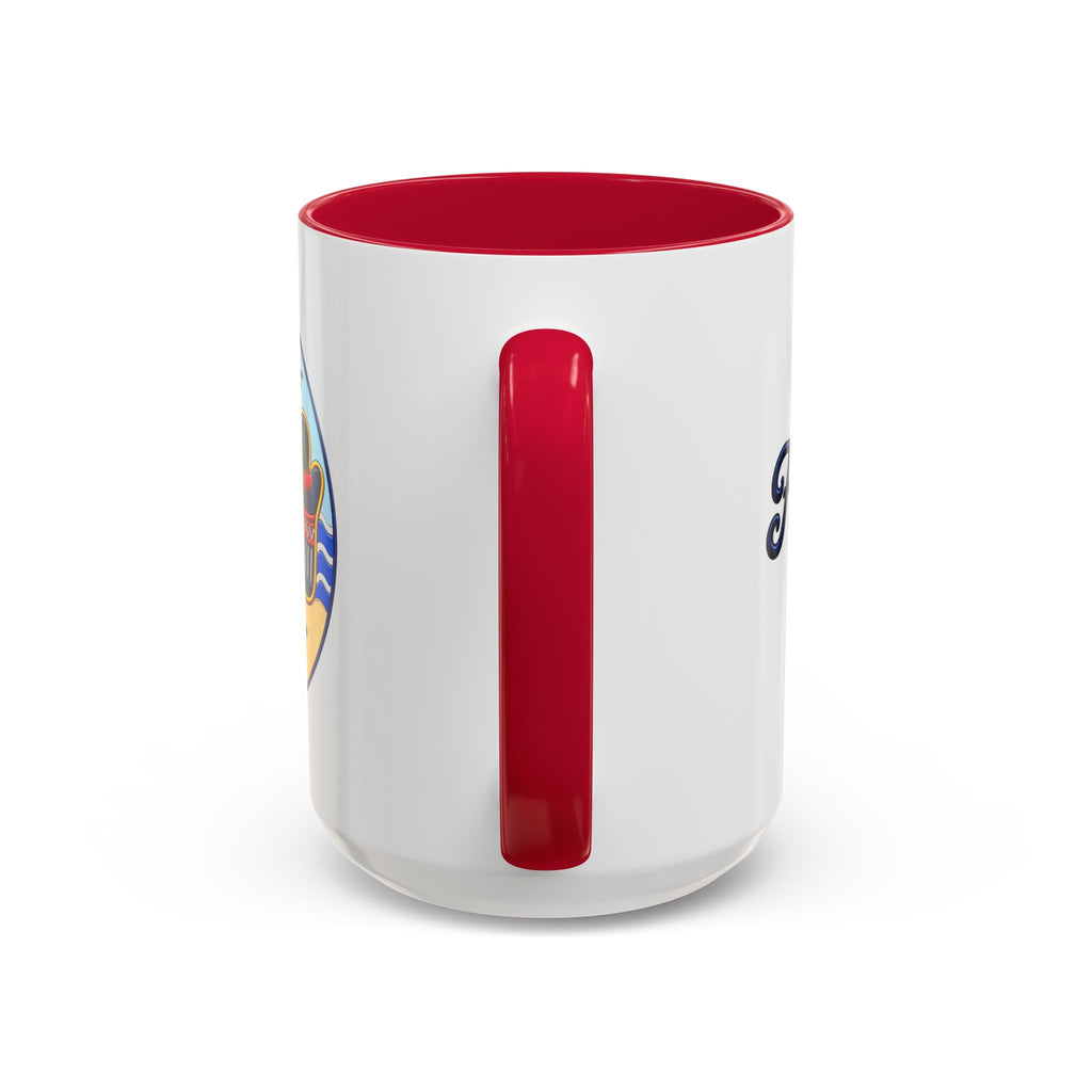 Cherry Harvest Morning Orchard Ceramic Mug — 15 oz